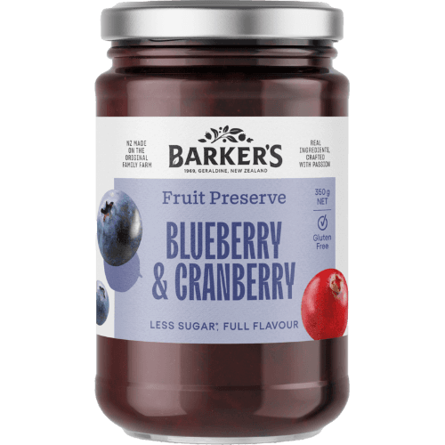 Barker's Blueberry & Cranberry Fruit Preserve