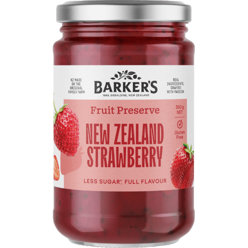 Barker's New Zealand Strawberry Fruit Preserve