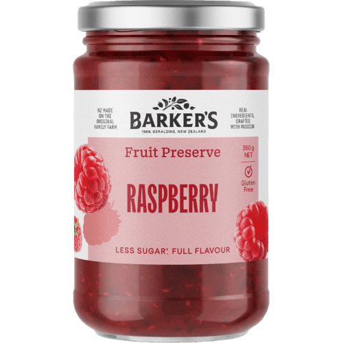 Barker's Raspberry Fruit Preserve