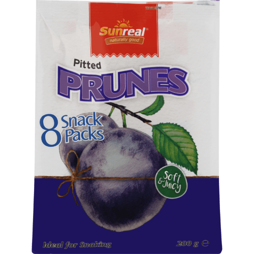 Sunreal Pitted Prunes Snack Pack