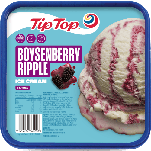 Tip Top Boysenberry Ripple Ice Cream