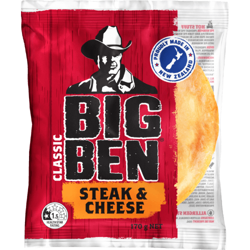 Big Ben Classic Steak & Cheese Pie