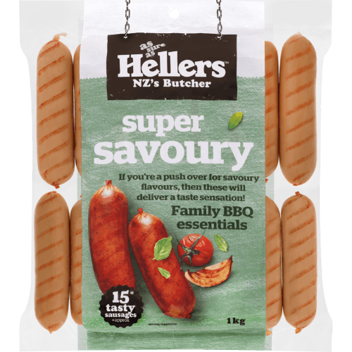 Hellers Super Savoury Sausages