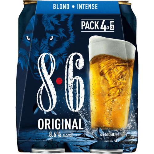 Bavaria 8.6 Original Holland Beer Cans 4 × 500 mL