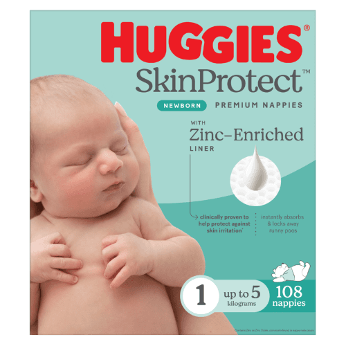 Huggies Nappies Newborn For Boys & Girls Size 1 Up To 5kg