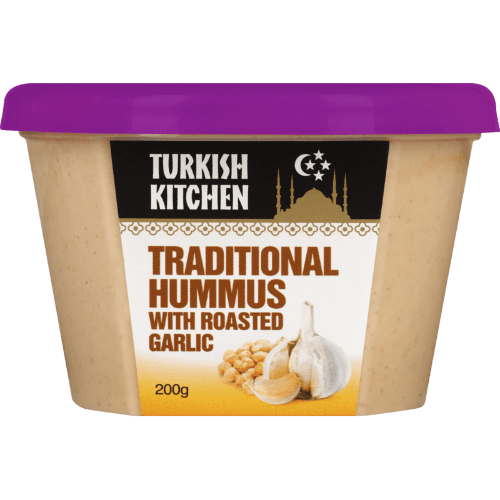 Turkish Kitchen Traditional Hummus With Roasted Garlic