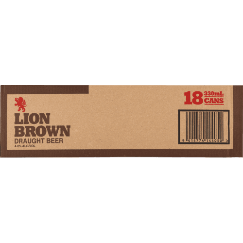 Lion Brown Amber Ale Cans