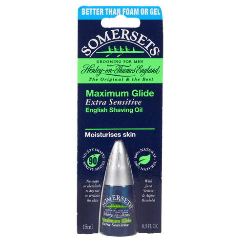 Somersets Maximum Glide Extra Sensitive English Shaving Oil