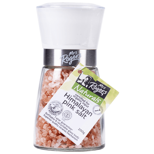 Mrs Rogers Naturals Himalayan Pink Salt Grinder