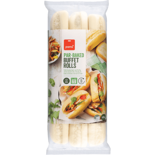Pams Fresh Par-Baked Buffet Rolls