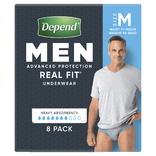 Depend Real Fit Incontinence Underwear Men Medium