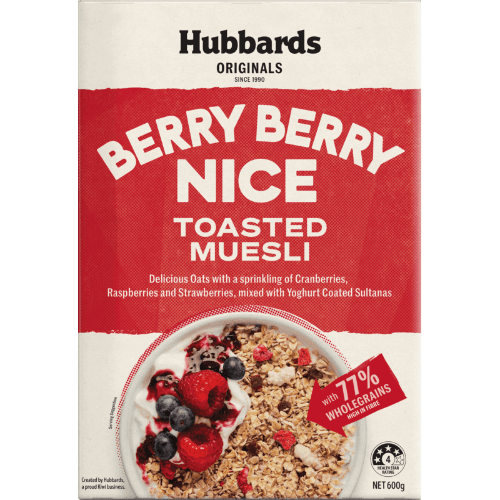 Hubbards Berry Berry Nice Toasted Muesli