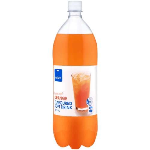 Value Orange Flavoured Soft Drink
