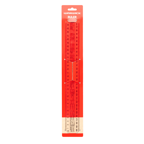 Warwick Clear Ruler 30cm