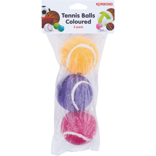 Korbond Coloured Tennis Balls
