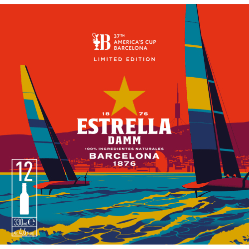 Estrella Damm Lager Bottles