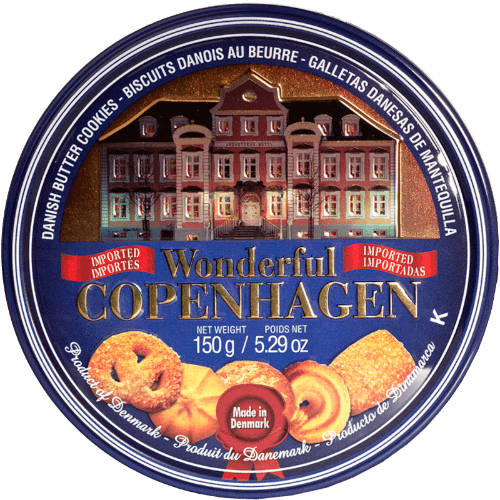 Wonderful Copenhagen Danish Butter Cookies