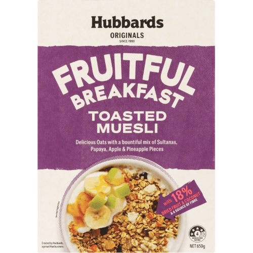 Hubbards Fruitful Breakfast Toasted Muesli
