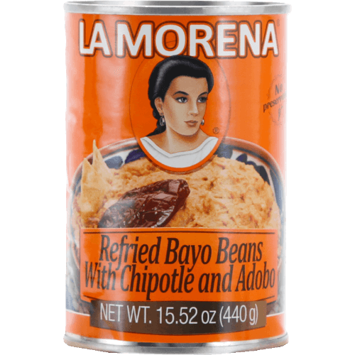 La Morena Refried Bayo Beans With Chipotle And Adobo