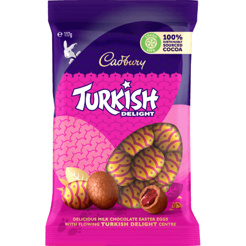 Cadbury Turkish Delight Milk Chocolate Easter Eggs