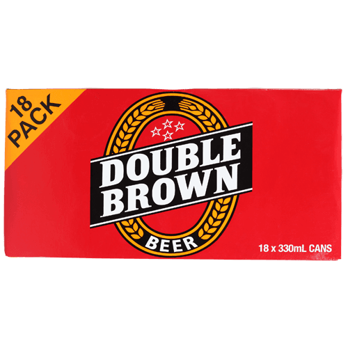 Double Brown Beer Cans