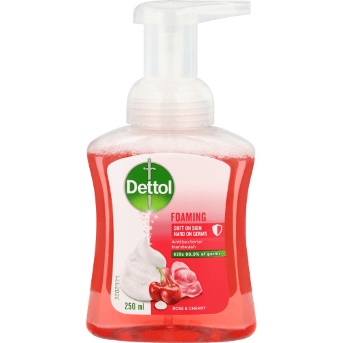 Dettol Foaming Rose & Cherry Hand Wash Pump