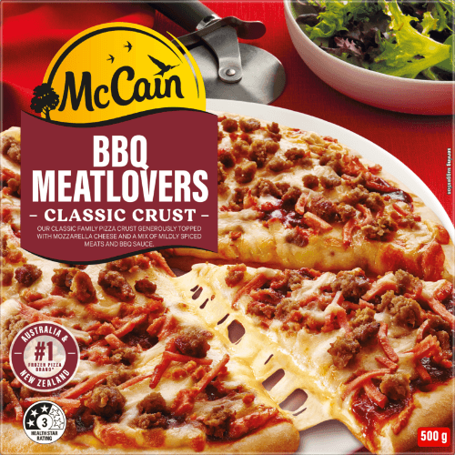 McCain BBQ Meatlovers Family Pizza