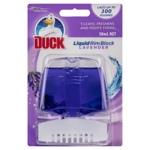 Duck Lavender Toilet Liquid Rim Block