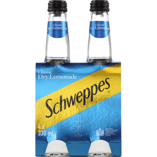 Schweppes Classic Dry Lemonade Bottles