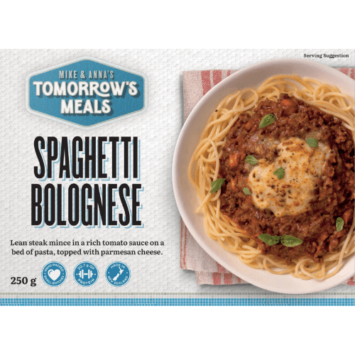 Tomorrow's Meals Spaghetti Bolognese Frozen Meal