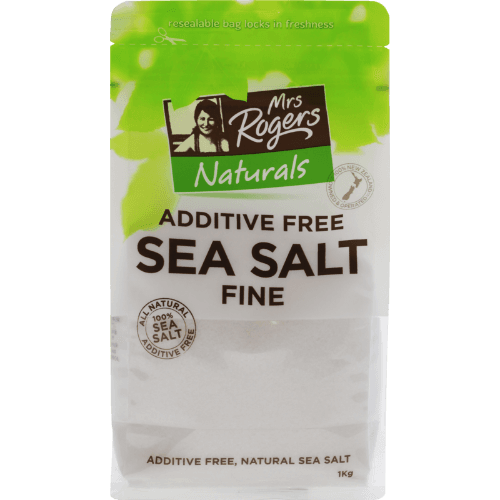 Mrs Rogers Naturals Additive Free Fine Sea Salt 1 kg