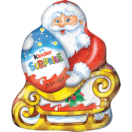 Kinder Surprise Chocolate Santa