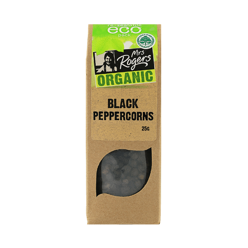 Mrs Rogers Organic Eco Black Peppercorns