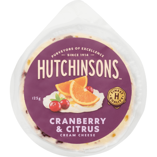 Hutchinsons Cranberry & Citrus Cream Cheese