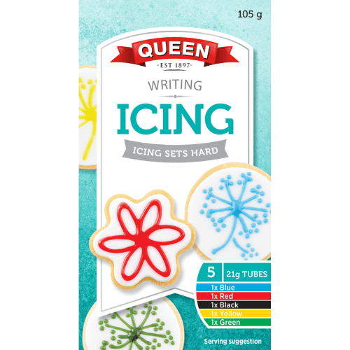 Queen Writing Icing