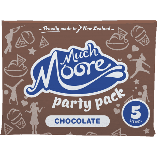 Much Moore Party Pack Chocolate Ice Cream 5 L