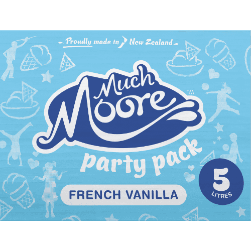 Much Moore Party Pack French Vanilla Ice Cream 5 L