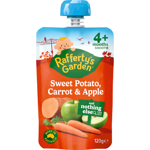Rafferty's Garden Sweet Potato Carrot & Apple 4+ Months Smooth