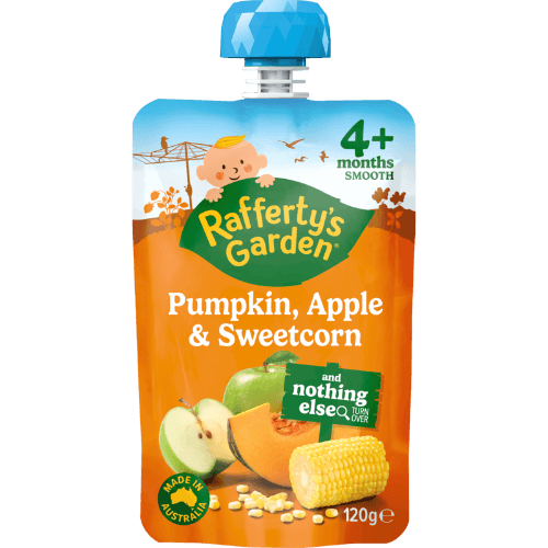 Rafferty's Garden Pumpkin Apple & Sweetcorn 4+ Months Smooth