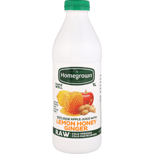 The Homegrown Juice Company Lemon Honey Ginger Fruit Juice