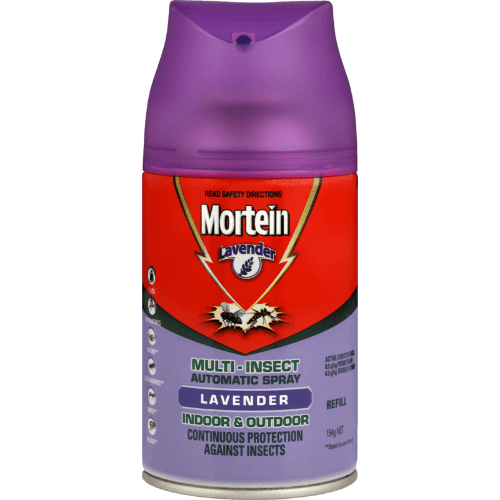 Mortein Indoor & Outdoor Lavender Multi Insect Automatic Spray 154 g