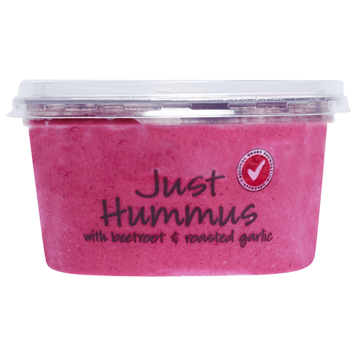 Just Hummus Beetroot & Roasted Garlic Hummus