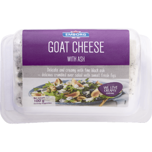 Emborg Goats Cheese French Chevre Ash 100 g