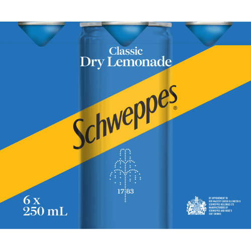 Schweppes Classic Dry Lemonade Cans