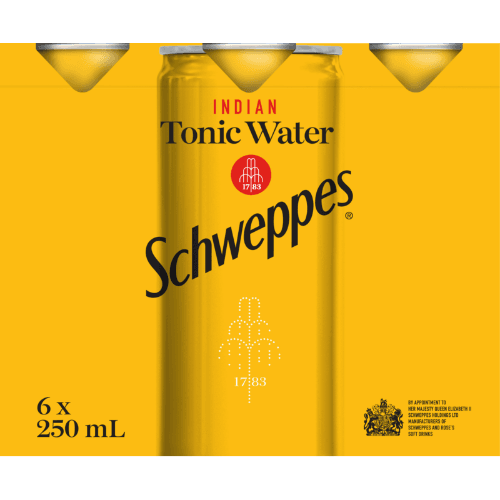 Schweppes Indian Tonic Water Cans