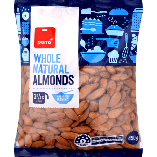 Pams Whole Natural Almonds