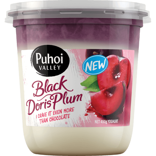Puhoi Valley Black Doris Plum Yoghurt