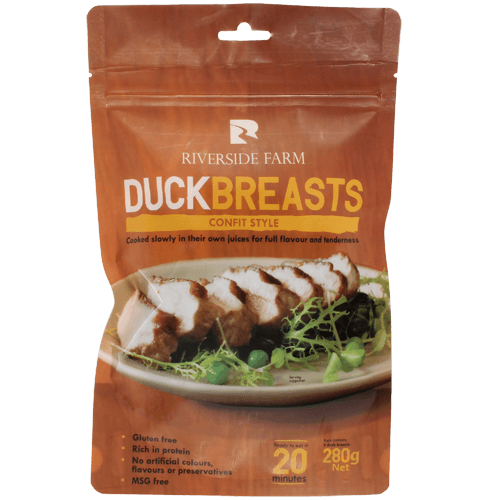 Riverside Confit Style Duck Breasts