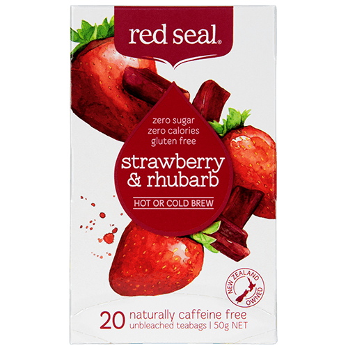 Red Seal Strawberry & Rhubarb Tea Bags 20 pack