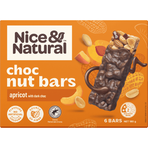 Nice & Natural Apricot Choc Nut Bars